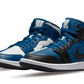 Jordan 1 Mid Split French Blue (Women's)