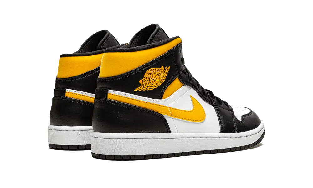 Jordan 1 Mid White Pollen Black (GS)