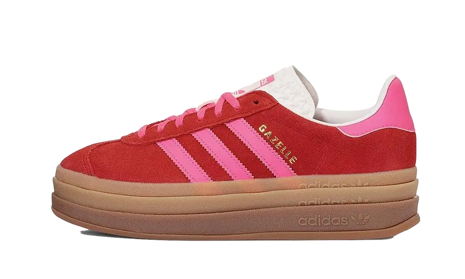 adidas Gazelle Bold Collegiate Red Lucid Pink (Women's)