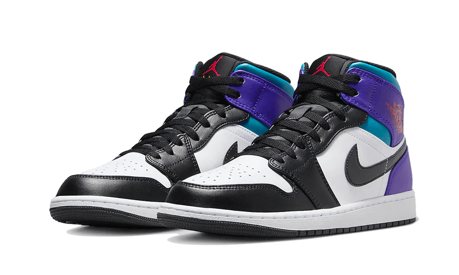 Jordan 1 Mid Court Purple Tropical Twist