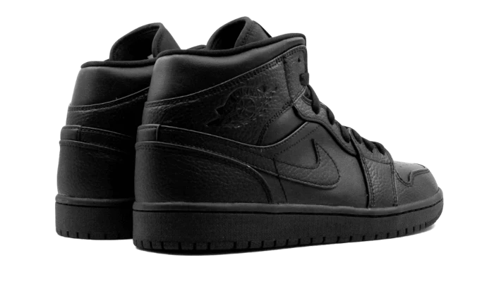 Jordan 1 Mid Triple Black