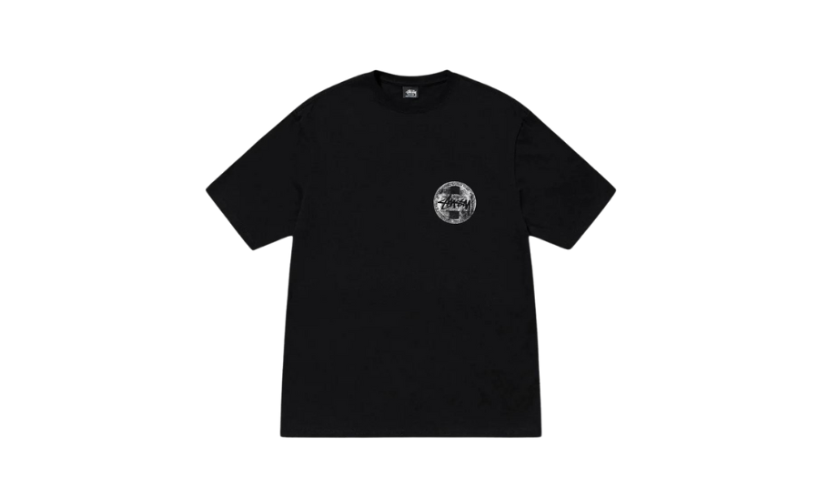 Stussy Dot Stamp Tee Black