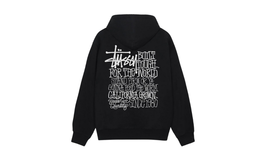 Stussy California Grown Hoodie Black