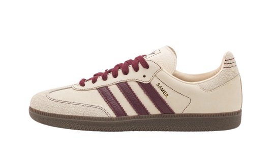 adidas Samba OG Wonder White Maroon (Women's)