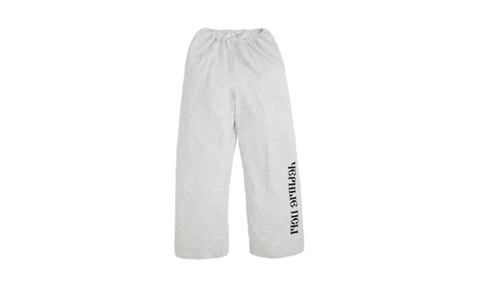 Yeezy Gosha Black Dogs Joggers Heather Grey