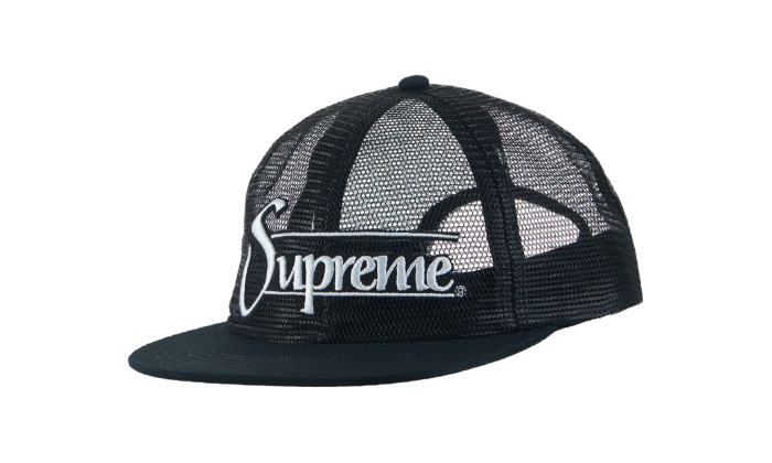 Supreme Mesh 6-Panel Black