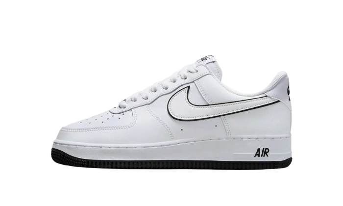 Nike Air Force 1 '07 Low White Black Outline Swoosh