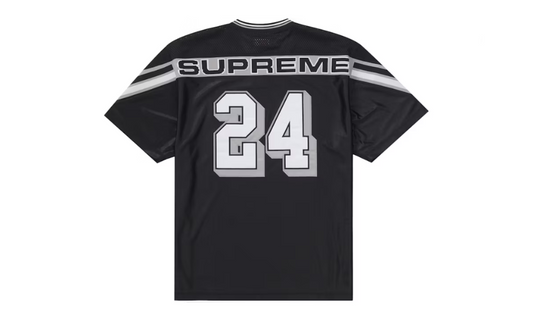 Supreme Jacquard Rib Football Jersey Black