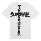 Supreme Thrasher Cross Tee White