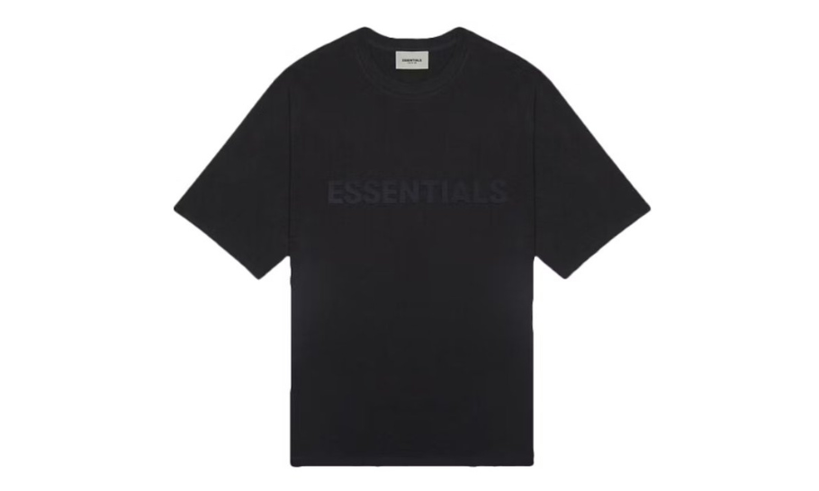 Fear of God Essentials Boxy T-Shirt Applique Logo Dark Slate/Stretch Limo/Black