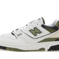 New Balance 550 White Dark Olivine