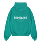 Represent Owner's Club Hoodie Teal