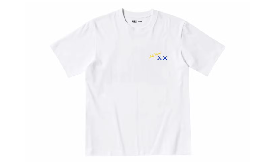 KAWS x Uniqlo Warhol UT Graphic 471321 T-shirt White