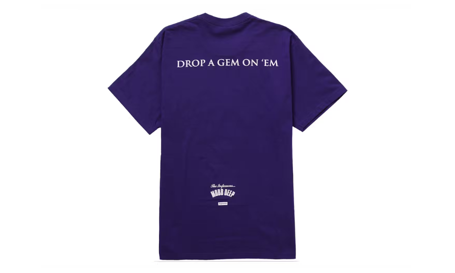 Supreme Mobb Deep Dragon Tee Purple