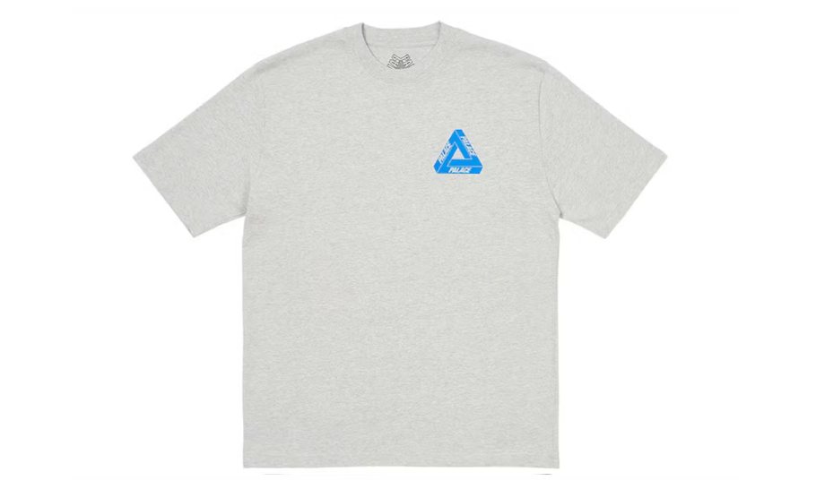 Palace Tri-Twister T-Shirt Grey Marl