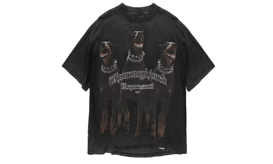 Represent Thoroughbred T-Shirt Vintage Black