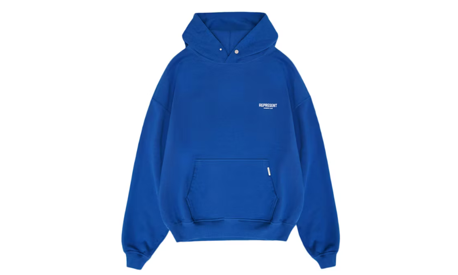 Represent Owner Club Hoodie Cobalt Blue/White