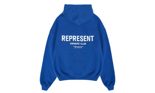 Represent Owner's Club Hoodie Cobalt Blue/White