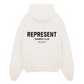 Represent Owner's Club Hoodie Flat White/Black