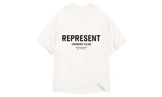 Represent Owner's Club T-Shirt Flat White/Black