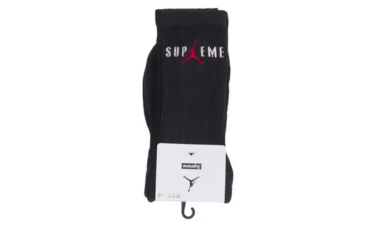 Supreme Jordan Crew Socks Black