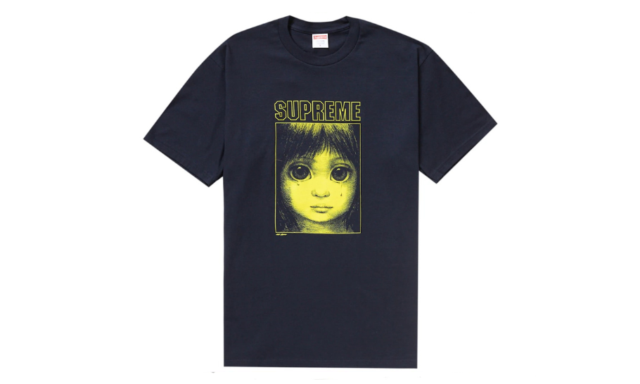 Supreme Margaret Keane Teardrop Tee Navy