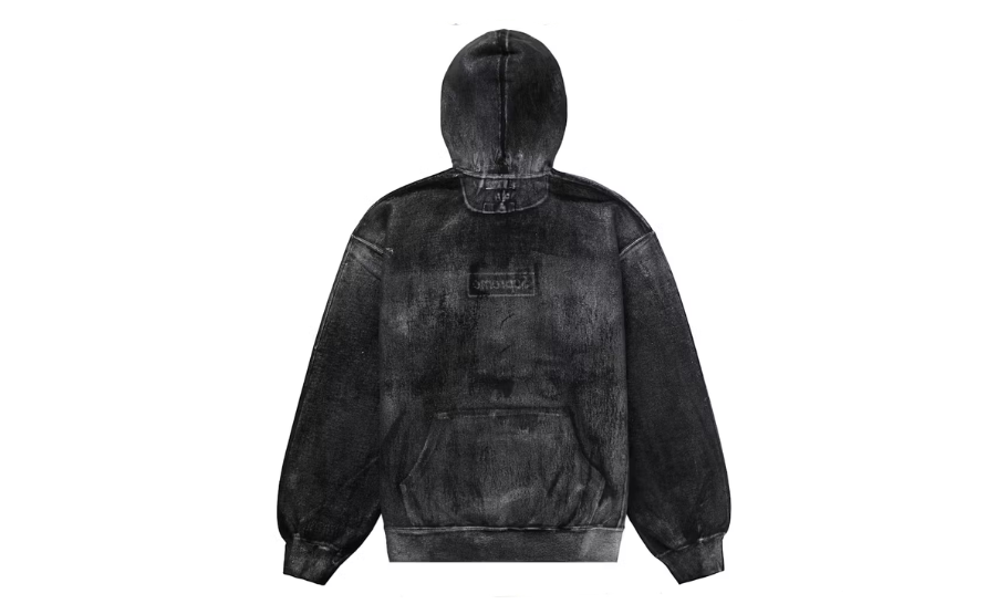 Supreme MM6 Maison Margiela Foil Box Logo Hooded Sweatshirt Black