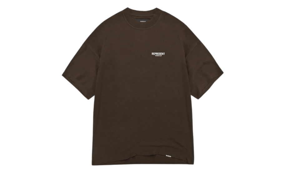 Represent Owner's Club T-Shirt Brown/White