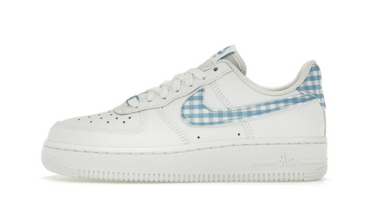 Nike Air Force 1 Low '07 Essential White University Blue Gingham