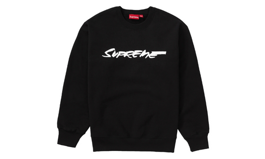 Supreme Futura Logo Crewneck Black