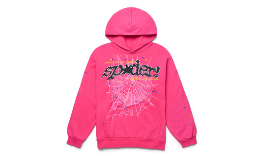 Sp5der P*NK V2 Hoodie Pink