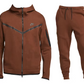 Nike Sportswear Tech Fleece Hoodie & Joggers Set Cacao Wow/Black