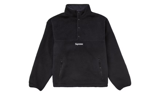 Supreme Polartec Shearling Reversible Pullover (FW24) Black