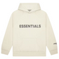 Fear of God Essentials Pullover Hoodie Applique Logo Buttercream