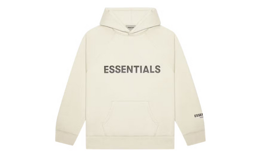 Fear of God Essentials Pullover Hoodie Applique Logo Buttercream