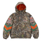 Supreme Mitchell &amp; Ness NCAA Hooded Stadium Jacket Woodland Camo