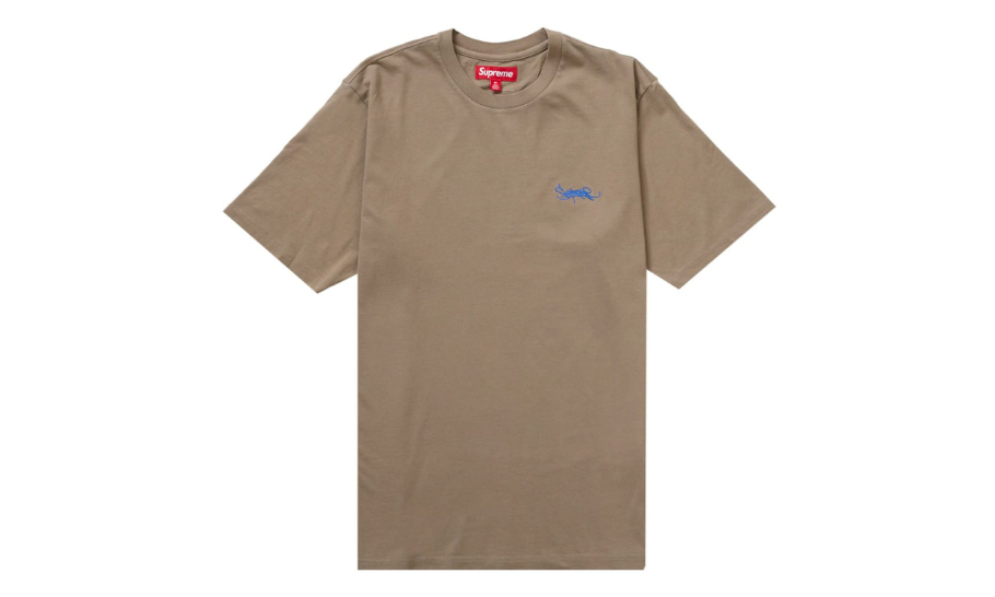 Supreme Washed Tag S/S Top Dusty Olive