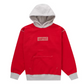 Supreme Inside Out Box Logo Hooded Sweatshirt Heather Grey