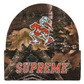 Supreme Mitchell & Ness NCAA Beanie Woodland Camo