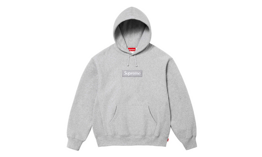 Supreme Box Logo Hooded Sweatshirt Sweatshirt (FW24) Heather Grey