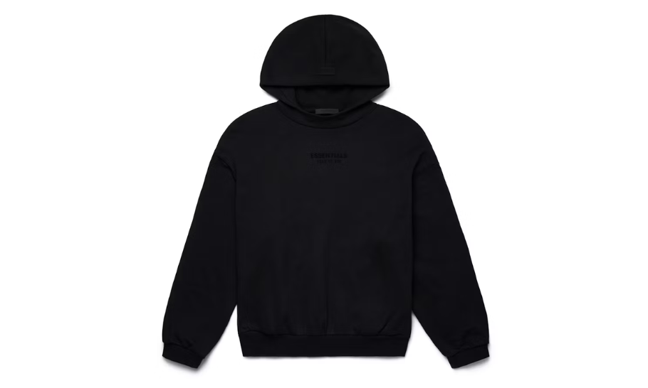 Fear of God Essentials Hoodie Jet Black