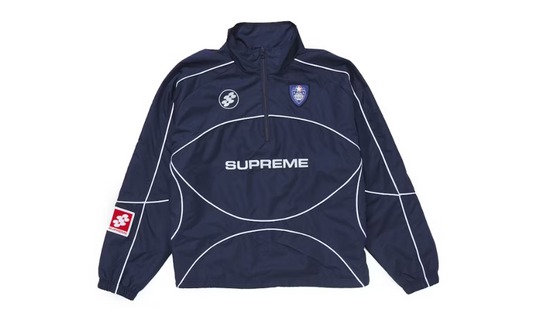 Supreme Reflective Piping Pullover Navy