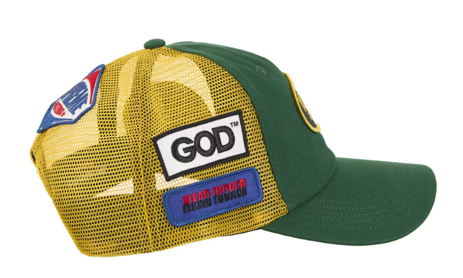 Supreme Hysteric Glamour Vanson Leather Mesh Back 6-Panel Green