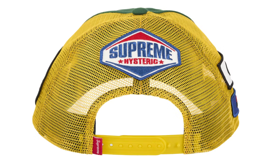 Supreme Hysteric Glamour Vanson Leather Mesh Back 6-Panel Green