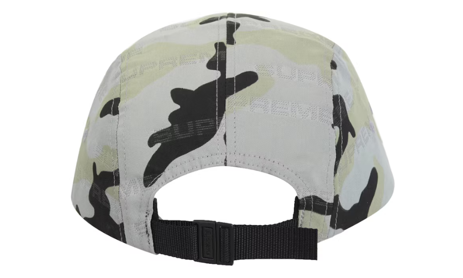 Supreme Reflective Jacquard Camp Cap Arctic Woodland Camo