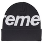 Supreme Big Logo Beanie (FW24) Black