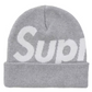 Supreme Big Logo Beanie (FW24) Ash Grey