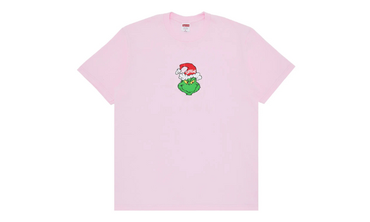 Supreme Grinch Tee Light Pink