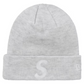 Supreme New Era S Logo Beanie (FW24) Heather Grey