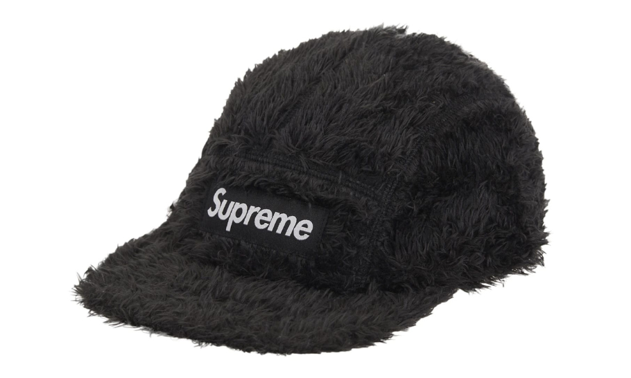 Supreme Fuzzy Camp Cap Black